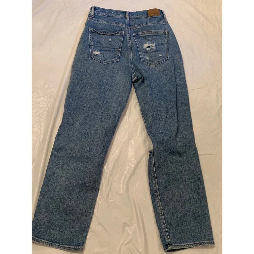 American Eagle Stretch Highest Rise 90s Boyfriend Women's Jeans Size‎ 4 Reg B3